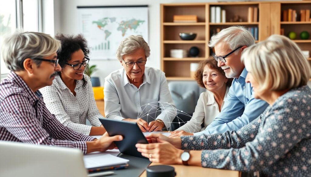 Réseau professionnel pour seniors en portage salarial