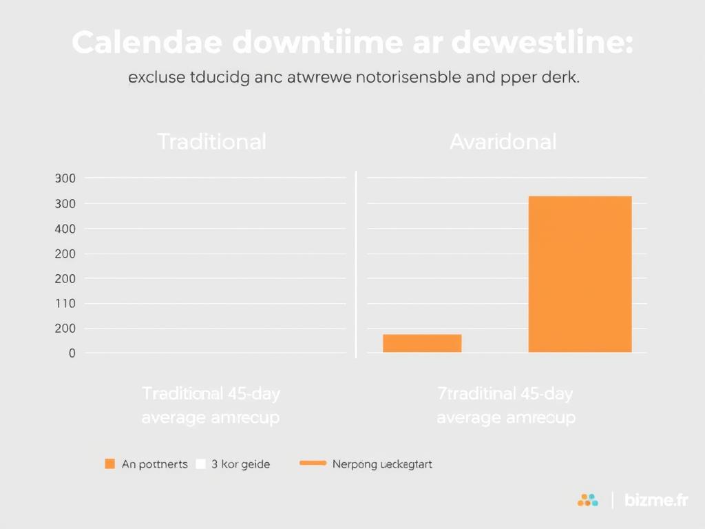 Calendrier-montrant-la-reduction-du-temps-dintermission-grace-a-bizme.fr-pour-les-consultants- Portage Salarial Missions bizme.fr : L'IA au Service de Votre Réussite Professionnelle