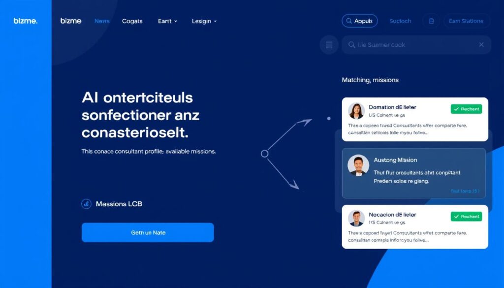 Interface-de-la-plateforme-bizme.fr-montrant-le-matching-intelligent-pour-les-missions-en-1024x585 Portage Salarial Missions bizme.fr : L'IA au Service de Votre Réussite Professionnelle