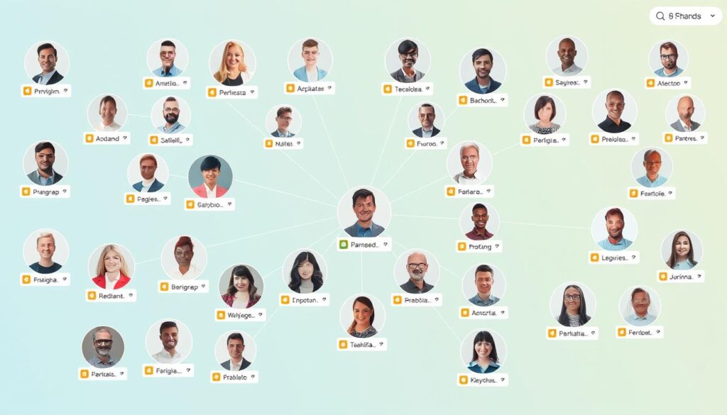 Reseau-diversifie-dexperts-disponibles-via-lIA-de-matching-talents-1024x585 IA de matching talents : Transformez votre recrutement avec l'intelligence artificielle