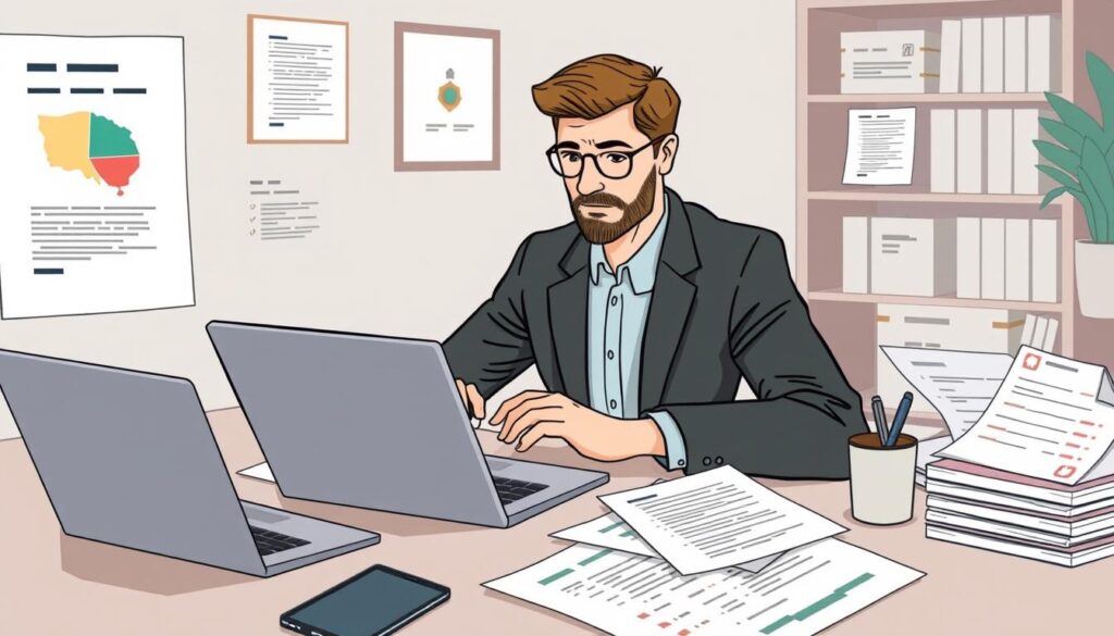Image-generation-prompt-Une-societe-de-portage-salarial-representee-par-un-professionnel-en-1024x585 Portage salarial : Une Solution pour les Professionnels Indépendants