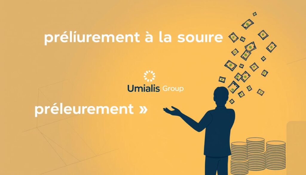 A-detailed-illustration-of-prelevement-a-la-source-in-a-modern-minimalist-style.-In-the-1024x585 Avantages fiscaux du portage salarial : ce que vous devez savoir