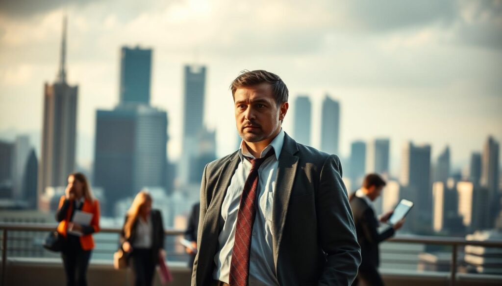 A-dynamic-scene-of-a-manager-in-transition-expertly-navigating-a-crisis-situation-for-a-client-1024x585 Comment gérer les situations de crise de réputation en portage salarial ?