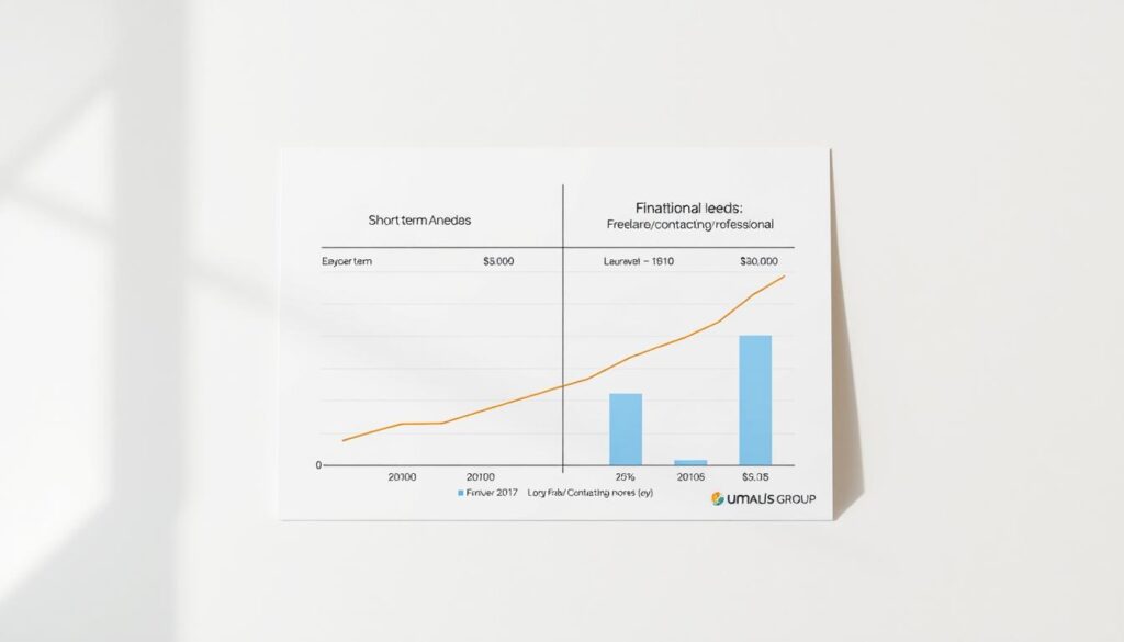 A-financial-forecast-chart-displaying-short-term-and-long-term-financial-needs-for-a-1024x585 Comment gérer efficacement son budget en portage salarial