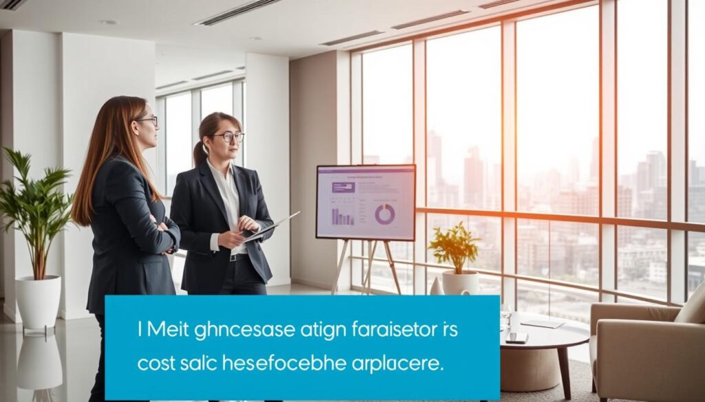 A-modern-and-elegant-office-interior-with-a-professional-looking-team-of-business-consultants--1024x585 Garantir la satisfaction de ses clients en portage salarial