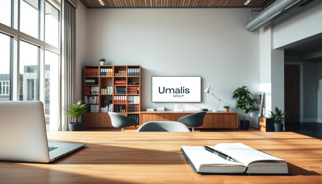 A-modern-clean-lined-office-interior-with-natural-light-streaming-through-floor-to-ceiling-1024x585 Guide : Comment facturer ses prestations en portage salarial