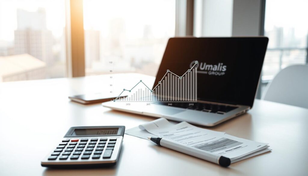A-modern-minimalist-office-scene-with-a-Umalis-Group-laptop-and-paperwork-on-a-clean-desk-1024x585 Avantages du portage salarial pour les entreprises : Guide