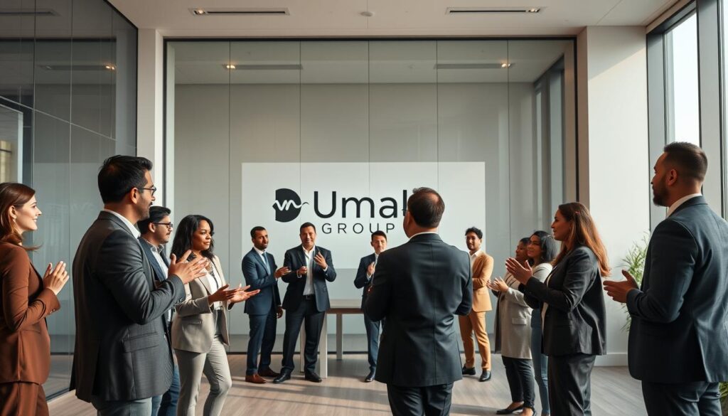 A-modern-minimalist-office-setting-with-a-group-of-diverse-professionals-engaged-in-an-1024x585 Comment fédérer une équipe en management de transition : guide