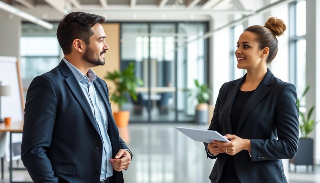 A-professional-and-compliant-workplace-environment-with-Umalis-Group-featuring-two-1024x585 Comment Assurer la Conformité de ses Pratiques en Portage Salarial