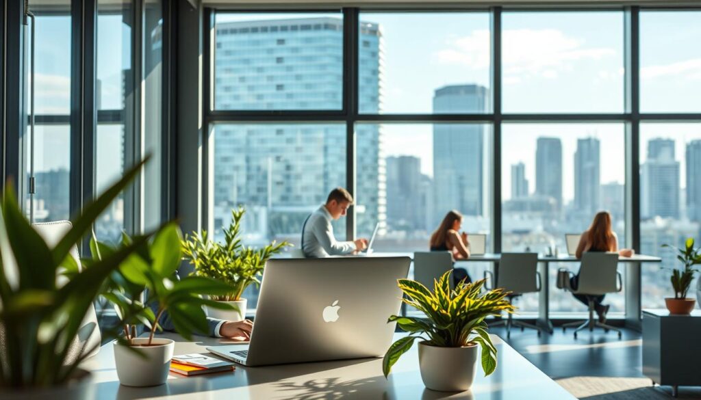 A-serene-contemporary-office-setting-showcasing-the-evolution-of-the-portage-salarial-1024x585 Pourquoi Choisir le Portage Salarial pour sa Carrière : Les Raisons