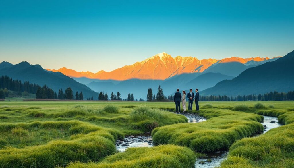 A-serene-landscape-reflecting-the-future-prospects-of-the-Umalis-Groups-Portage-Salarial-1024x585 L'évolution du marché du portage salarial : Comprendre les Tendances