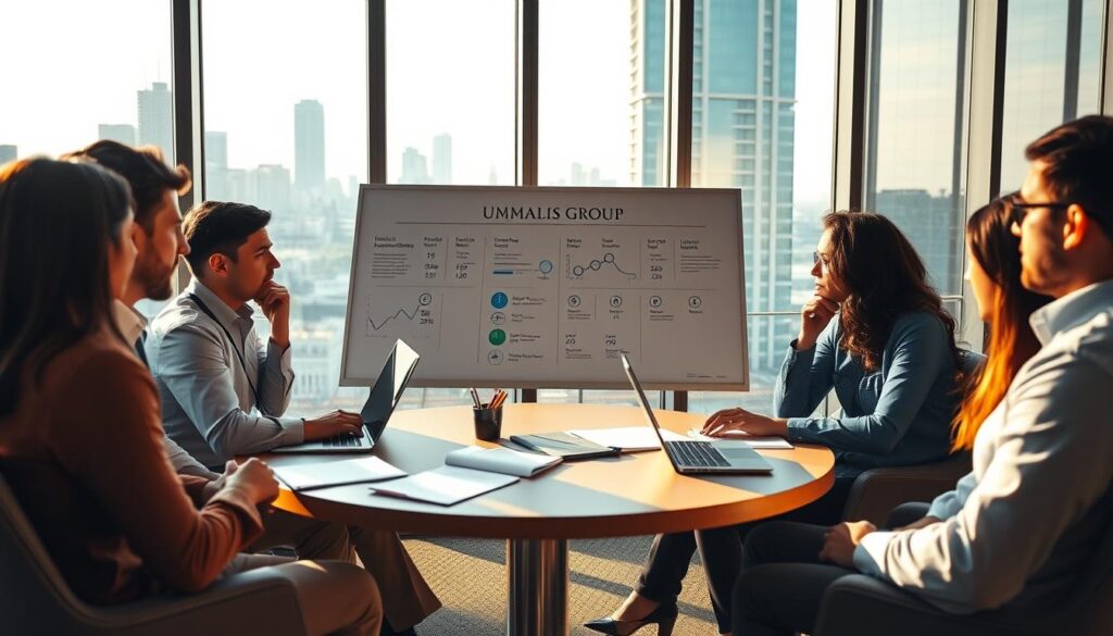 A-serene-office-scene-with-a-team-engaged-in-a-transitional-management-discussion-bathed-in-1024x585 Découvrez les Leviers de Performance en Management de Transition