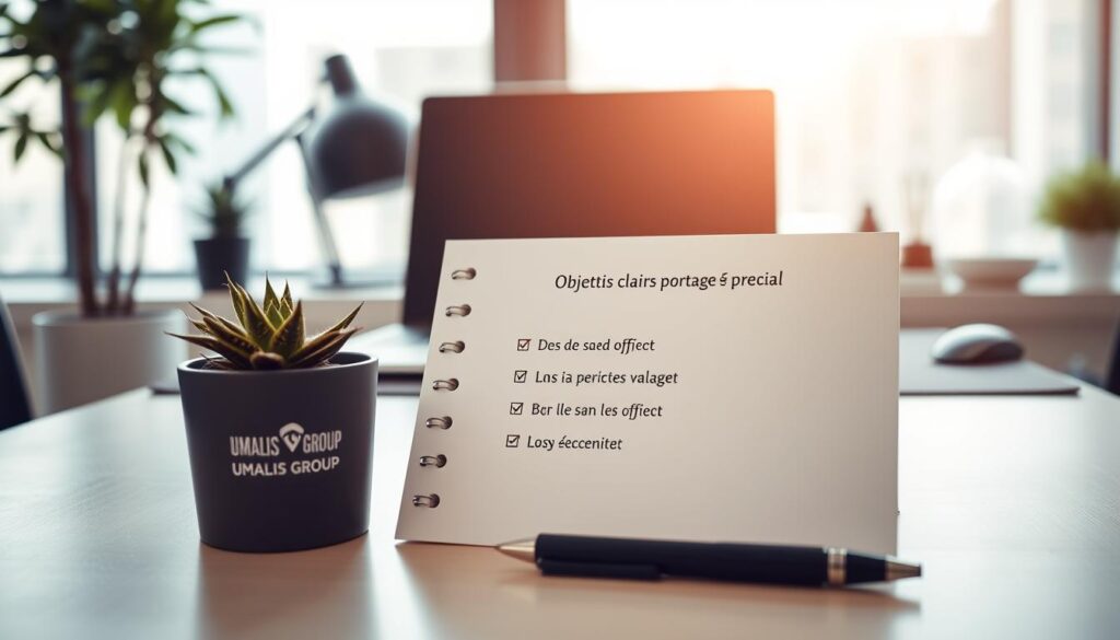 A-serene-well-lit-office-scene-with-a-prominent-desk-displaying-a-clear-precise-list-of-1024x585 Comment se fixer des objectifs mesurables en portage salarial