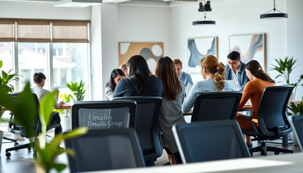 A-tranquil-and-harmonious-office-setting-illuminated-by-natural-light-filtering-through-large--1024x585 Comment valoriser la diversité et l'inclusion en portage salarial ?