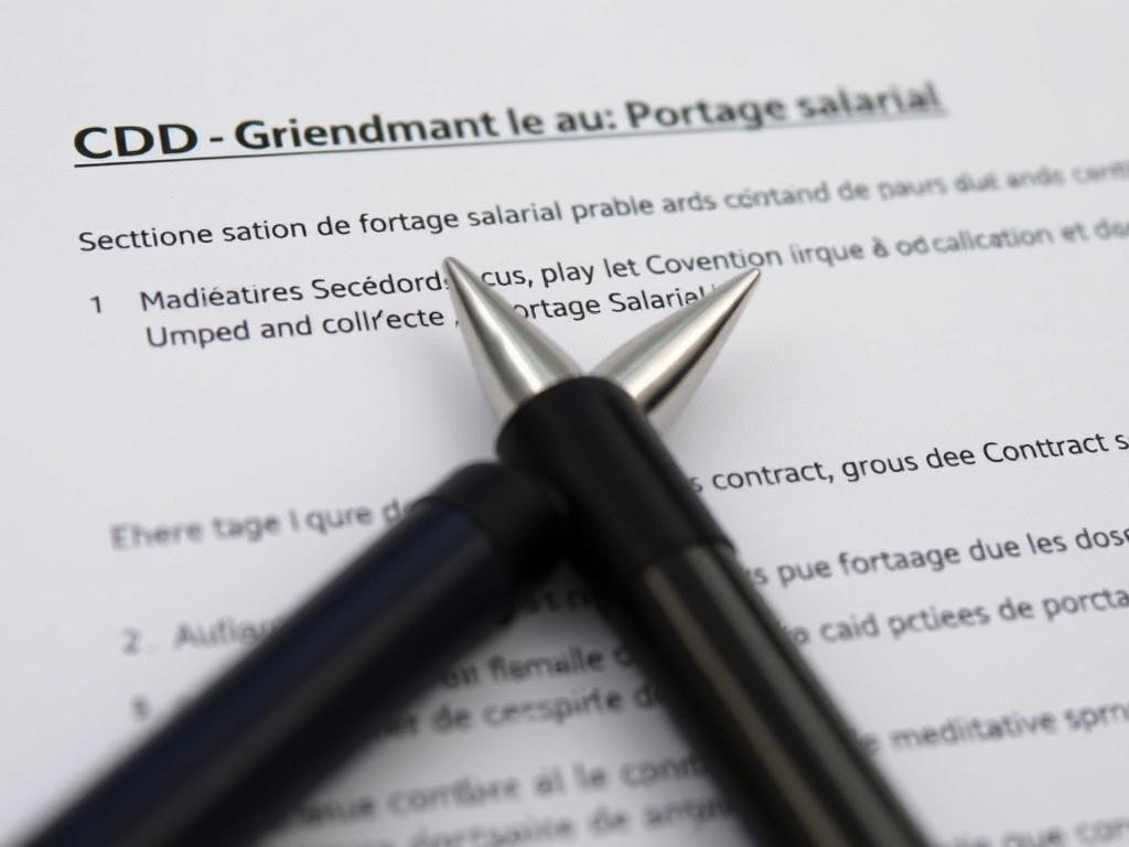 Contrat-CDD-en-portage-salarial-avec-mentions-obligatoires Convention Collective du Portage Salarial : Guide Complet 2023