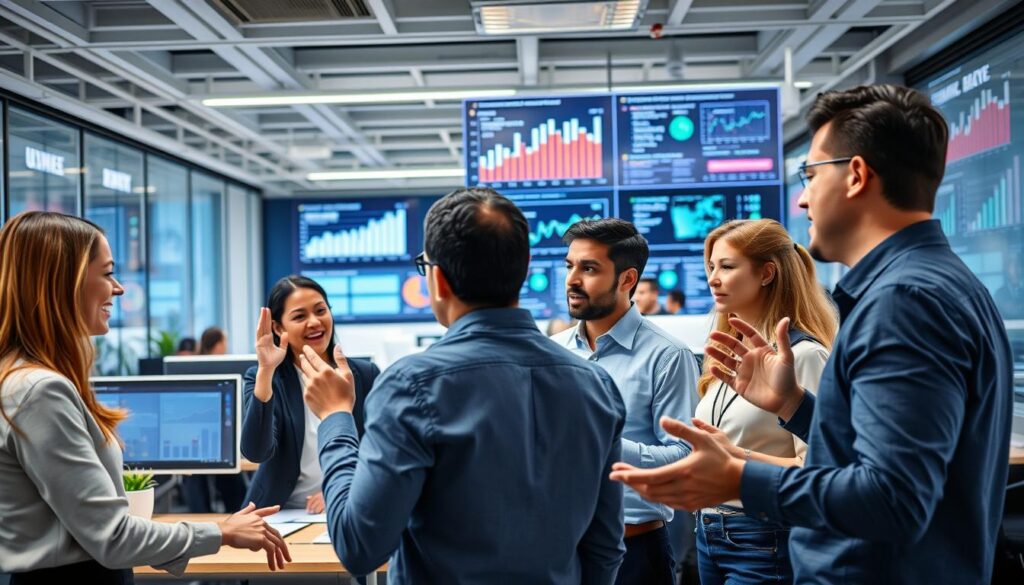 Prompt-A-vibrant-and-dynamic-corporate-office-environment-featuring-teams-of-professionals-1024x585 Comment fidéliser ses partenaires en management de transition efficacement