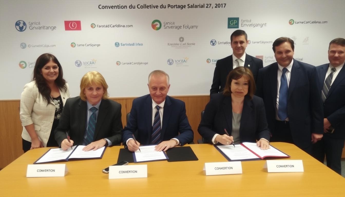 Signature de la Convention Collective du Portage Salarial en 2017