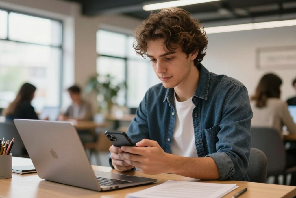 Consultant-moderne-attentes-technologies-intelligence-artificielle-portage-salarial-innovation-1024x683 Portage Salarial IA : La Révolution Numérique qui Transforme le Freelancing Français en 2026