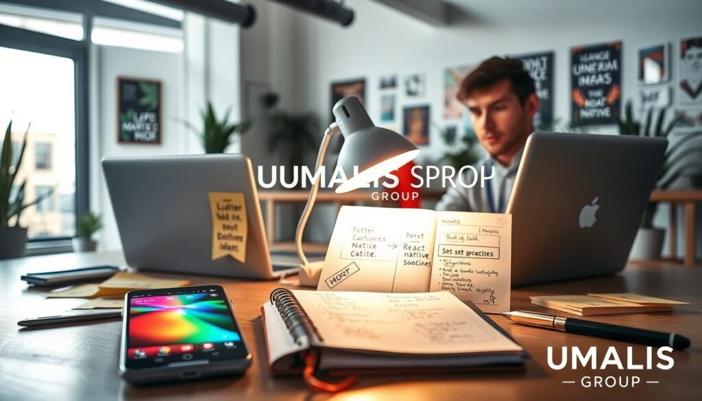 A-modern-mobile-developers-workspace-showcasing-a-developer-in-professional-attire-deeply-1024x585 Développeur mobile (Flutter/React Native) en portage salarial