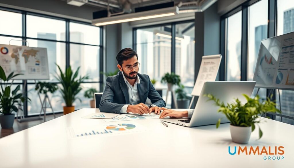 A-professional-SAP-consultant-working-diligently-at-a-sleek-modern-desk-in-a-contemporary-1024x585 Consultant SAP en portage salarial : tout ce qu'il faut savoir